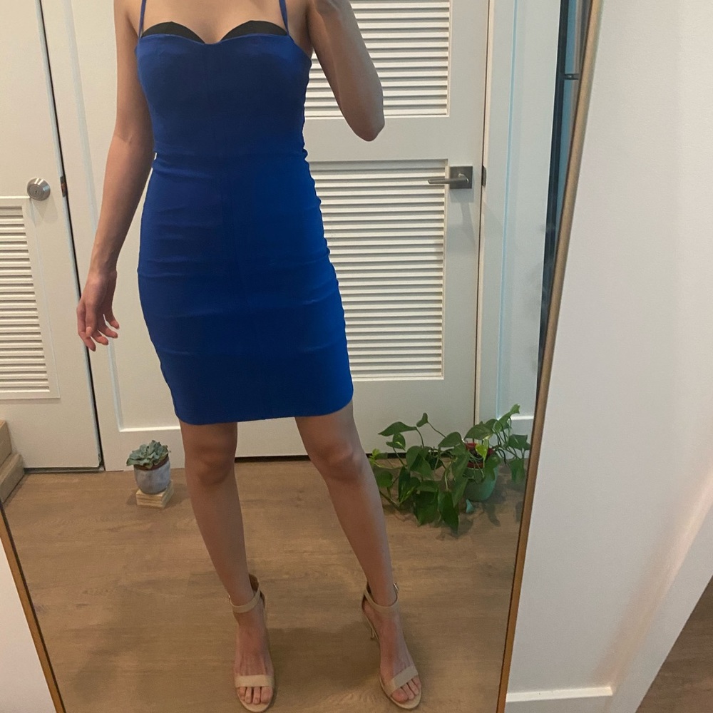 Nasty gal blue dress size xs